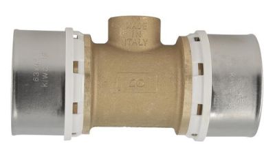 Té fluxo à sertir à viss d.63x3/4f - NICOLL - FLT6320F