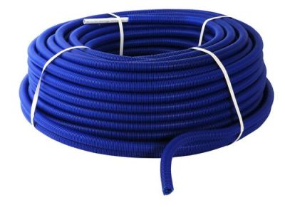 Tube fluxo fourreau bleu couronne 100m Ø 16 - NICOLL - FLEM100FB16