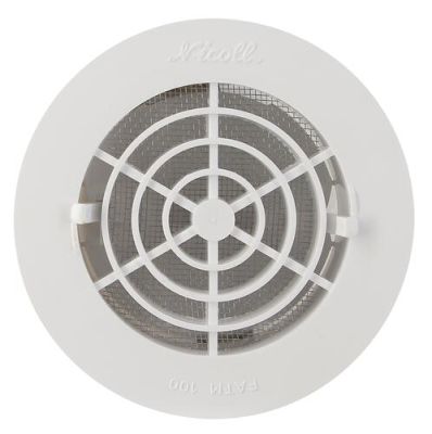 Grille ferm.adapt s/tuyau 100 moust