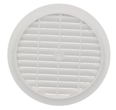Grille men.ronde tuyau fibre 125 mous