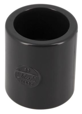 Manchon à coller, femelle-femelle, Ø 32 mm, en PVC pression anthracite NICOLL - M32F