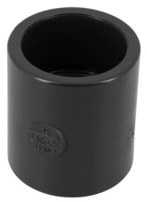 Manchon à coller, femelle-femelle, Ø 40 mm, en PVC pression anthracite NICOLL - M40F