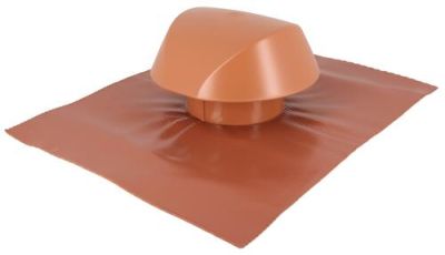 Chapeau de ventilation ATEMAX 45 x 33 cm Ø100 terracotta - NICOLL - VVE10T