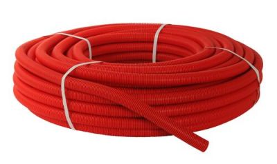 Rouleau 50m tube gaine rouge Ø 20 fluxo - NICOLL - FLEM50FR20