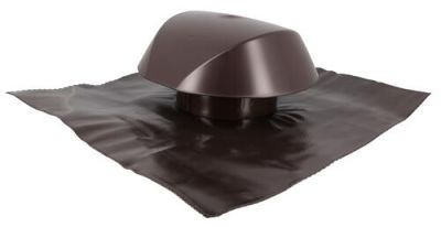 Chapeau de ventilation ATEMAX 60 x 60 cm Ø160 marron - NICOLL - VVE16M