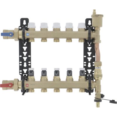 *Collecteur S2 Ø 1"- 5circuits *6626E7 Ensemble complet en Laiton DUANCE - COLS25