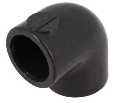 Coude pression à coller, Ø 25 mm, femelle-femelle à 90°, en PVC anthracite NICOLL - C25F