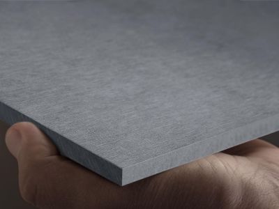 Panneaux de façade en fibres ciment TECTIVA 2520X1240X8 TE15 GRIS CLAIR EQUITONE - 111373