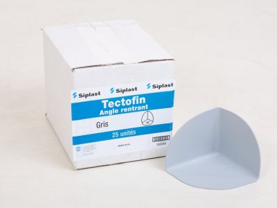 Tectofin ANGLE rentrant GRIS - SIPLAST - 20011557