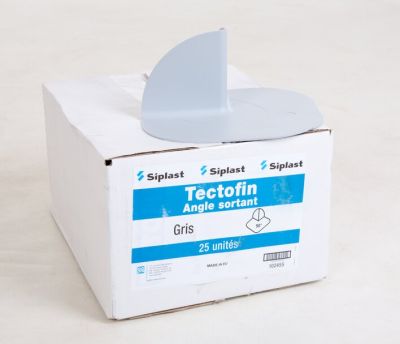 Tectofin ANGLE sortant GRIS - SIPLAST - 20011558