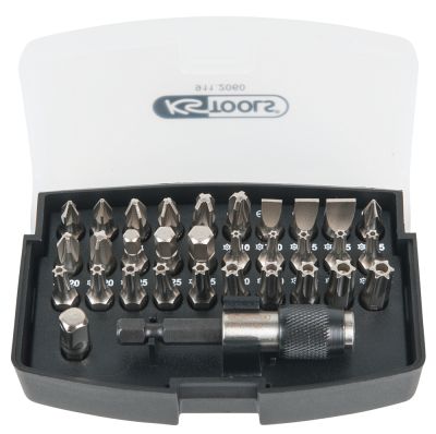 Jeu de 32 embouts de vissage, 1/4"