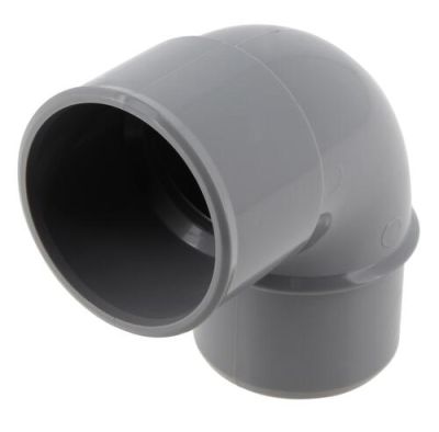 Coude Ø 40 mm, mâle-femelle à 87°30, à coller, gris, en PVC NICOLL - CH8