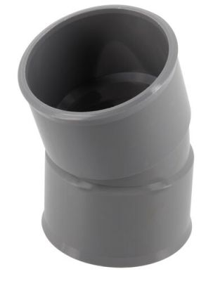 Coude Ø 50 mm, femelle-femelle à 20°, à coller, gris, en PVC NICOLL - CJ22