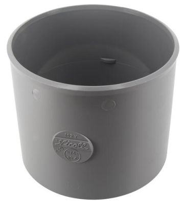Manchon, Ø 140 mm, femelle-femelle, à coller, gris, en PVC NICOLL - M2Y