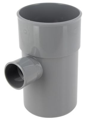 Culotte simple, Ø 100/40, mâle-femelle à 87°30, à coller, gris, en PVC NICOLL - BT78