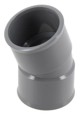 Coude Ø 32 mm, femelle-femelle à 20°, à coller, gris, en PVC NICOLL - CF22
