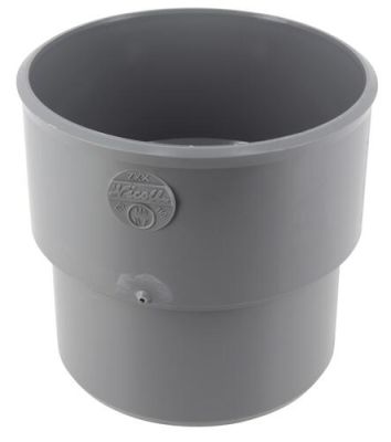 Manchette de réparation, Ø 125/118 mm, mâle-femelle, à coller, gris, en PVC NICOLL - ZXX