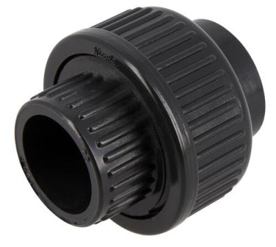Unions 3 pièces à coller, Ø 25 mm, en PVC pression anthracite NICOLL - N25F