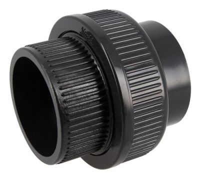 Unions 3 pièces à coller, Ø 63 mm, en PVC pression anthracite NICOLL - N63F