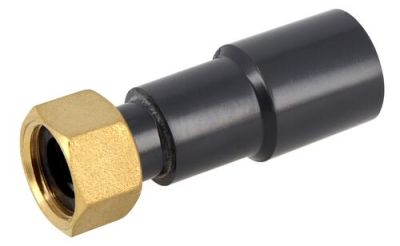 Union femelle à écrou prisonnier, Ø 20 mm, taraudage 1/2", emboîtures égales
