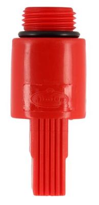 Bouchon d'attente FLUXO® rouge, Ø 16 mm, filetage 1/2", en polypropylène NICOLL - FLBATR16