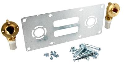Plaque de douche à sertir FLUXO®, Ø 16 x 12" pour cloison en plâtre NICOLL - FLPC1501615F
