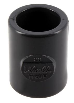 Manchon à coller, femelle-femelle, Ø 20 mm, en PVC pression anthracite NICOLL - M20F