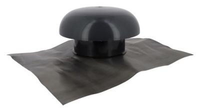 Chapeau ventil.col.etanch.50x40 d.160 anth