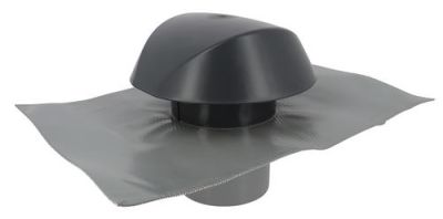 Chapeau de ventilation ATEMAX 45 x 33 cm Ø125 anthracite - NICOLL - VVE12A