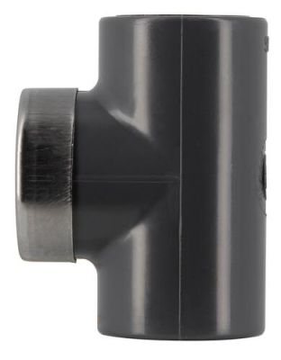 Te mixe 90° Ø 25 renforce taraude Ø 20-27 25x3 - NICOLL - TT25F