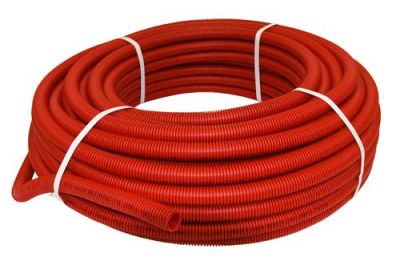 Rouleau 50m tube gaine rouge Ø 16 fluxo - NICOLL - FLEM50FR16
