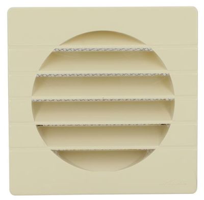 Grille exterieure p/tube d.125 mous.sable