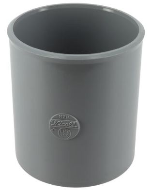 Manchon Ø 75 mm, femelle-femelle, à coller, gris, en PVC NICOLL - M2P