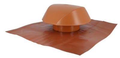 Chapeau de ventilation ATEMAX 60 x 60 cm Ø160 terracotta - NICOLL - VVE16T