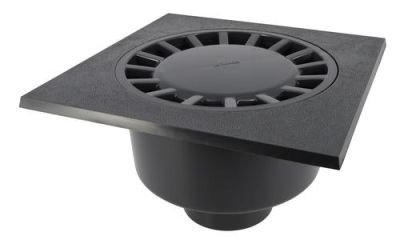 Siphon de cour 30x30 sortie vertical Ø 110 300x300 SC1110 - NICOLL