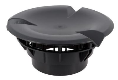 Chapeau aeraulique simple pour vmc Ø 160 anth - NICOLL - VXS16A