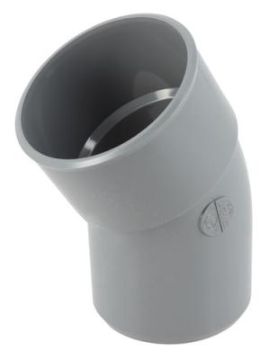 Coude Ø 75 mm, mâle-femelle à 30°, à coller, gris, en PVC NICOLL - CP3