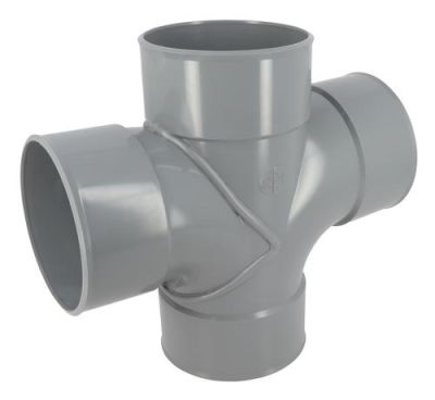 Culotte double parallèle femelle-femelle 87°30 Ø 125 RX188 - NICOLL