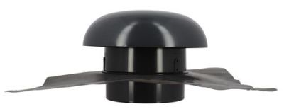 Chapeau ventil.col.etanch.50x50 d.200 anth