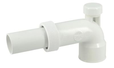 Coude réglable lavabo a vide Ø 40 pvc-c blanc - NICOLL - 1C341B