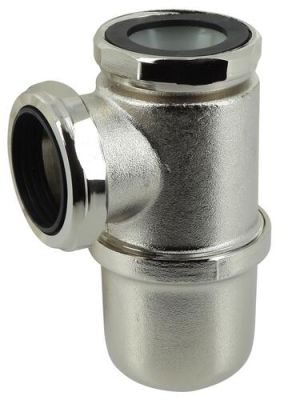 Siphon lavabo 1 1/4 laiton chrome mat - NICOLL - 501012