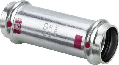 Prestabo-Manchon coulissant avec SC-Contur galvanisé modèle 1115.5 15 - VIEGA - 558055