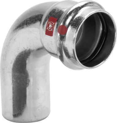 Prestabo-Coude 90° avec SC-Contur acier non 1116.1 certification VdS 54 - VIEGA - 558253