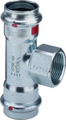Prestabo-Té avec SC-Contur acier non allié 1117.2 d1 15 Rp d2 - VIEGA - 558888