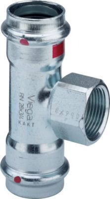Prestabo-Té avec SC-Contur acier non allié VdS d1 54 Rp d2 - VIEGA - 558970