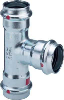 Prestabo-Té avec SC-Contur acier non allié VdS d1 54 d2 d3 - VIEGA - 558673