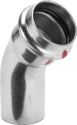 Prestabo-Coude 45° acier non allié modèle 1126.1 certification VdS 54 - VIEGA - 558390