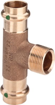 Sanpress-Té avec SC-Contur bronze ou bronze 2217.1 d1 18 d2 - VIEGA - 281328