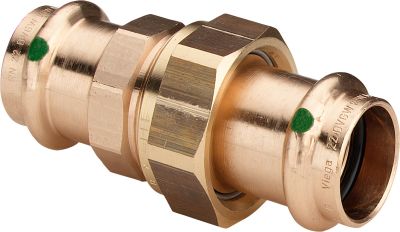 Sanpress-Raccord union bronze ou bronze au silicium, modèle 2260 d: 28 - VIEGA - 124311