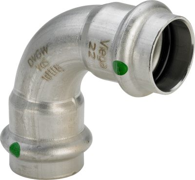 Coude inox 90° femelle-femelle 2316 de 28 - VIEGA - 435660